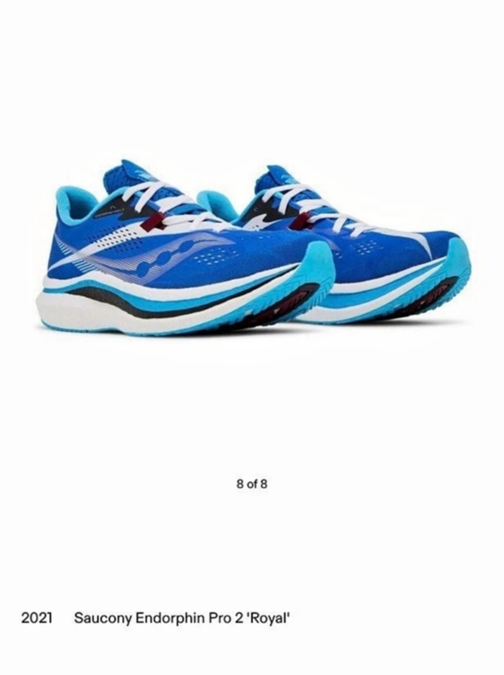 Sample/No Box Saucony Endorphin Pro 2 Royal